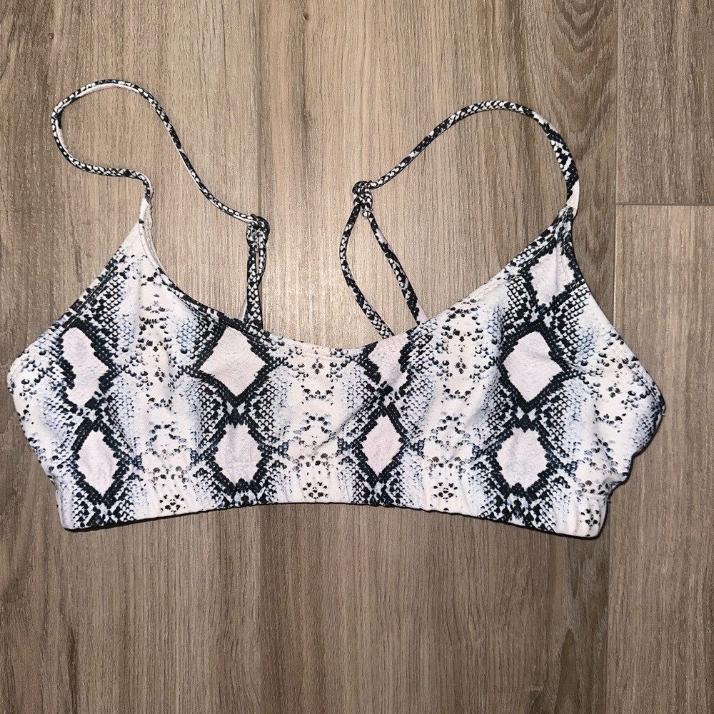 Printed Bikini Top